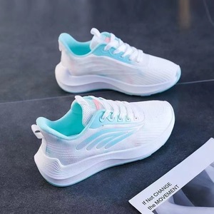 Zapatos de <span class=keywords><strong>Mujer</strong></span>, Nuevas <span class=keywords><strong>Zapatillas</strong></span> Deportivas Ligeras de Moda, Zapatos Deportivos Blancos Casuales al por Mayor para Estudiantes - Product Image 5