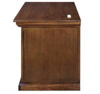 Table de Chevet de Sécurité en Bois Massif Lincoln, Table d'Appoint avec Compartiment Secret et Tiroir Caché
