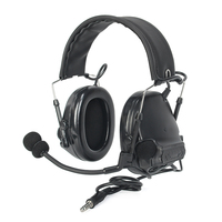 Z-TAC Taktis CII |   Headset dengan Peredam Kebisingan ENC Bahan ABS Cetakan Khusus untuk Aksesori Helm Taktis