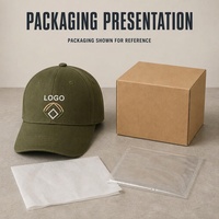 Casquette de baseball à 6 panneaux en toile imprimée, réglable, avec broderie personnalisée, style sport américain