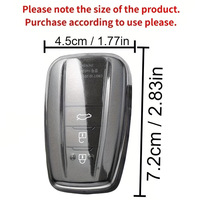 Funda de Lujo para Llaves de Toyota, Llavero de TPU Suave Resistente a Arañazos, Protector de Llaves para RAV4, Highlander, Corolla, Prius, Camry