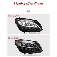 W205 Phare 2015-2021 Mise à niveau des phares de voiture Phares LED de voiture Clignotants modifiés Lampe avant pour Mercedes Benz