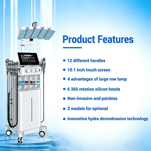 เครื่องดูแลผิว 14 in 1 Hydra Skin Care ดูแลผิวอย่างครบวงจร พร้อมระบบสั่นสะเทือนความถี่สูงแบบเส้นตรงเพื่อทำความสะอาดรูขุมขน - Product Image 3