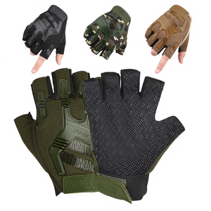 Guantes de Ciclismo de Poliéster Unisex de Medio Dedo para Verano, Diseño Nuevo, Antideslizantes, con Almohadillas Absorbentes de Impactos, Transpirables e Impermeables para Motocicleta - Product Image 4