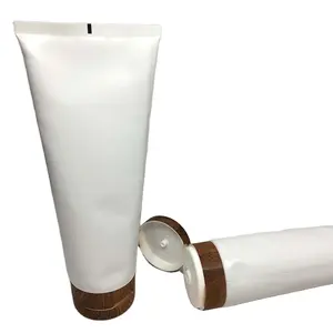 OEM 250ml 50mm diameter laminated tube 8 FL oz empty round aluminum plastic tube for body scrub cream