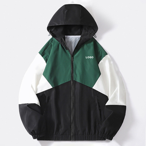 Soft Shell Men Waterproof Lightweight Hooded Nylon <strong>Jacket</strong> Fishing Hiking Breathable Windbreaker Tracksuit <strong>Custom</strong> <strong>Jacket</strong> Men - Product Image 2