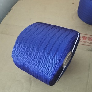 Aplicación de Embalaje manual de flejado tejido de poliéster PET azul de 13mm para embalaje - Product Image 4
