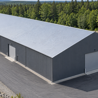 Structure en acier sur mesure pour entrepôt régional, installation de stockage, bâtiment industriel préfabriqué en métal