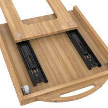 Bambou Cuisine Petits Appareils Curseur Polyvalent <span class=keywords><strong>Sous</strong></span> L'armoire Comptoir Appareil <span class=keywords><strong>Plateau</strong></span> Coulissant Cuisine Caddy <span class=keywords><strong>Plateau</strong></span> Roulant - Product Image 4