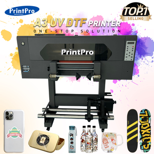 Imprimante PrintPro A3 UV DTF avec plastifieuse impression automatique rouleau à rouleau transfert AB Film autocollant impression d'étiquettes - Product Image 1