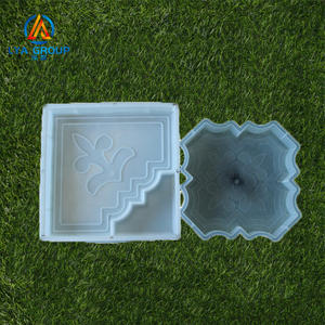 रबर प्रीकास्ट कंक्रीट स्टेपिंग स्टोन पाथमेट प्लास्टिक पेवर स्टोन मोल्ड - Product Image 5