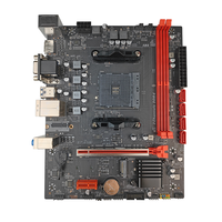 Tarjeta Madre Micro ATX B450 AM4 para Juegos, Compatible con 5 5600X, DDR4 de 3200MHz, SATA Integrado, Alto Rendimiento para PC de Escritorio