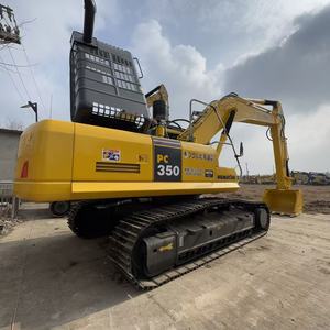 Excavatrice sur chenilles hydraulique Komatsu PC350LC d'occasion de haute qualité, 35 tonnes, Komatsu PC350 PC360, équipement de machinerie lourde d'occasion - Product Image 4