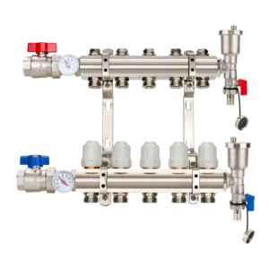 Collecteur en laiton DR1411 - Distribution et collecte efficaces des tuyaux <span class=keywords><strong>de</strong></span> chauffage au sol - Product Image 3