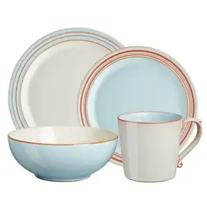 Set di piatti da tavola in ceramica tazza tazza di tè in porcellana moderna crema nordica coreana