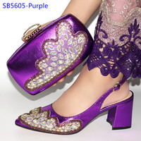 Ensemble Chaussures et Sac en Cuir PU Argenté, Collection Italienne Vente en Gros 2019
