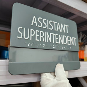 Nội thất chèn trượt bộ phận văn phòng dấu hiệu tùy chỉnh văn bản Acrylic phòng hội nghị dấu hiệu - Product Image 6