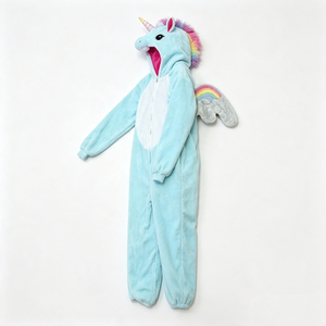Kigurumi licorne ailée personnalisé, pyjama une pièce licorne, costume licorne en peluche - Product Image 2