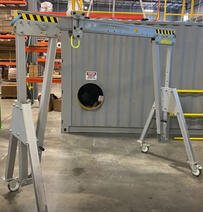 5Т Складной Мини-Кран Передвижной Алюминиевый/Легкий Алюминиевый Мини-Подъемник Регулируемый Портативный Козловой Кран - Product Image 6