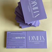 Extensions de cils individuelles Diy Label privé Cluster Lashes Segment Diy Lash Extension Kit