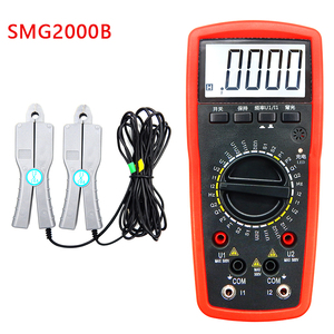 เครื่องวัดโวลต์แอมป์มิเตอร์แบบดิจิตอลพกพา VLUUKE SMG2000B ราคาโรงงาน พร้อมคลิปหนีบคู่ วัดเฟสได้ มีพอร์ต USB มาตรฐาน IP67 ความแม่นยำสูง - Product Image 3