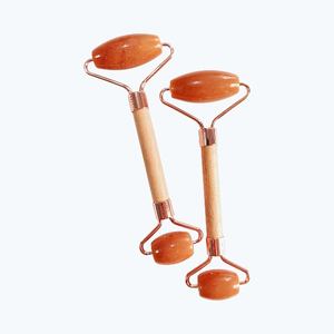 Rodillo Facial y Gua Sha de Aventurina Roja al por Mayor, con Diseño de Ángel, Herramientas de Cuidado de la Piel, Tendencia de Moda - Product Image 1