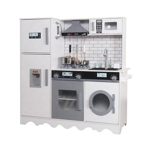Nouvelle version 2025 : Cuisinière électronique <span class=keywords><strong>en</strong></span> <span class=keywords><strong>bois</strong></span> pour enfants avec machine à laver réaliste W10C991 - Product Image 1