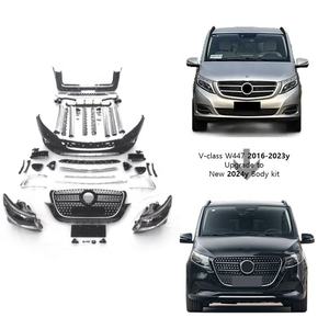 Kit carrosserie de mise à niveau, pare-chocs, accessoires et pièces automobiles pour V-Class W447 2016-2023, mise à niveau vers le modèle 2024 pour V-Class W447 2016-2023 F - Product Image 1