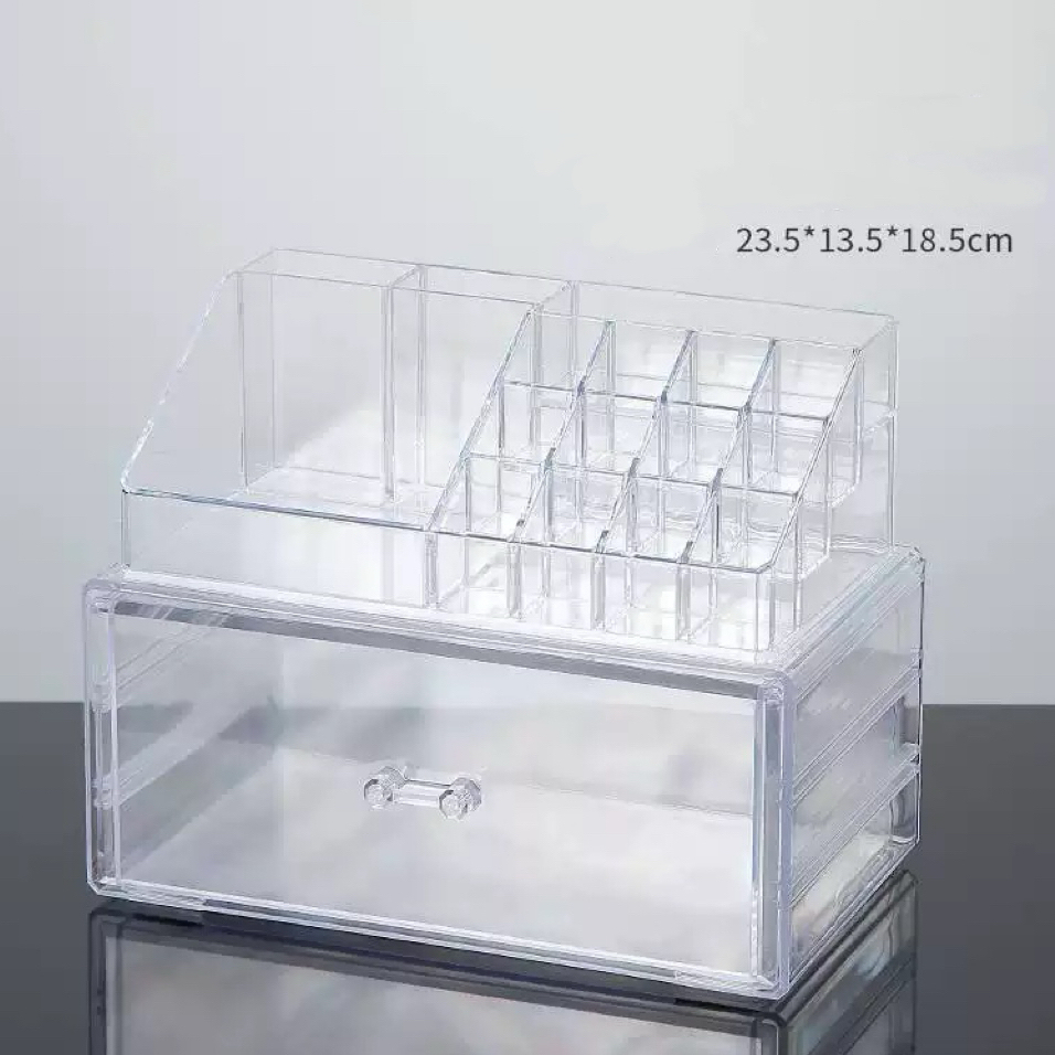 Transparent - Simple couche + Plateau de rangement