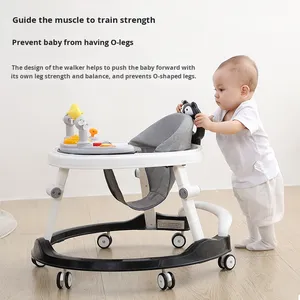 बेबी वॉकर एंटी-टू-लेग मल्टी-फंक्शनल एंटी-रॉलोवर प्लास्टिक 10 किलोग्राम भार क्षमता वाली लड़की बच्चे को चलने में सहायता - Product Image 3