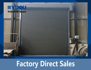Puerta Seccional de alta velocidad con aislamiento térmico industrial, puertas enrollables de aleación de aluminio en espiral de alta velocidad - Product Image 3