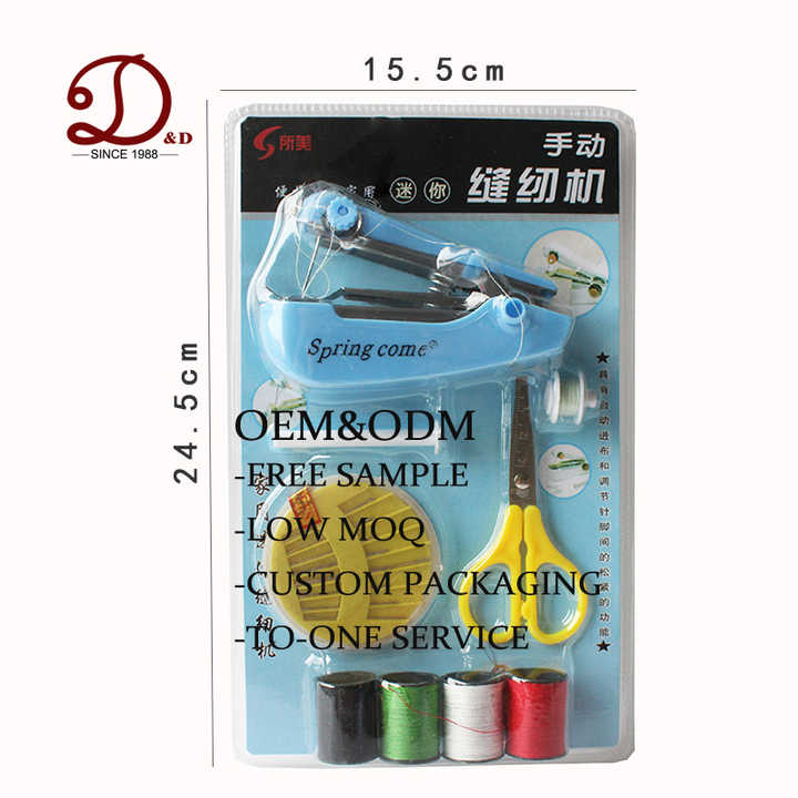 Macchina Da Cucire Manuale Piccola - Elettrica, Doppio Filo - Per Casa, Viaggi E Bricolage