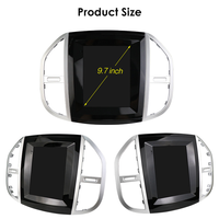 CARUPEZ Head Unit Stereo Mobil Android 9.7 inci GPS Benz Vito W447 2014-2020 Gaya Tesla Vertikal DSP Kamera Mundur Garansi 1 Tahun