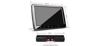 10.1inch lật mở ống kính tựa đầu núi màn hình với <span class=keywords><strong>DVD</strong></span> HDMI chức năng - Product Image 5