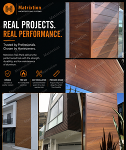 Paneles <span class=keywords><strong>de</strong></span> Revestimiento <span class=keywords><strong>de</strong></span> <span class=keywords><strong>Aluminio</strong></span> con Aspecto <span class=keywords><strong>de</strong></span> Madera, Sistema <span class=keywords><strong>de</strong></span> Fachada Exterior Extruido Sólido - Product Image 6