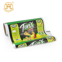 Rouleau de film d'emballage de snack composé BOPP/VMCPP imprimé personnalisé rouleau de film sachet de chips en aluminium pour machine à flux