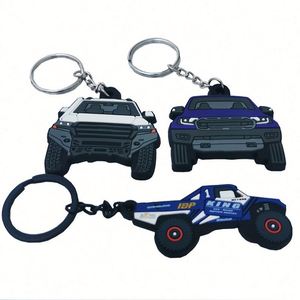 Wholesale Custom Car-Shaped Soft Rubber PVC <b>Keychain</b> 2D/3D Design Personalized with Your Logo Name - Product Image 3