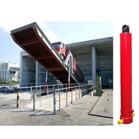 Cylindre hydraulique télescopique à piston Cylindre hydraulique à longue course utilisé pour benne basculante Semi-remorque Palans personnalisés Cylindre mobile FAW