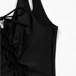 Nuevo Conjunto de Bikini de 2 Piezas para Mujer, de Secado Rápido, Spandex/Poliéster, Tanga con Corte en V, Traje de Baño - Product Image 3