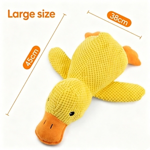 Giocattolo per Cani a Forma di Anatra Ecologico e Carino, Resistente ai Morsi, Gioco da Masticare per Alleviare l'Ansia - Product Image 4