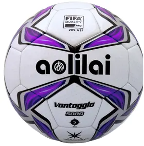 Nouveau ballon de football à liaison thermique en cuir TPU taille 5