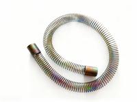 Ressorts de compression hélicoïdaux de précision en fil plat industriel léger, grand, long, en acier inoxydable, sur mesure par le fabricant, en vrac