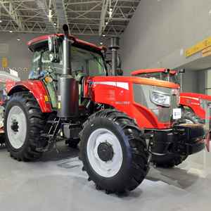 Tracteur agricole Dongfanghong à roues, 4x4, machine de préparation du sol, essieu arrière surdimensionné, pour travaux d'irrigation et d'assèchement - Product Image 6