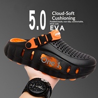 Sandales d'été 2026 pour hommes, nouveau style, respirantes, antidérapantes, à semelle souple, à enfiler, confortables, sensation de marcher sur un nuage, bout fermé