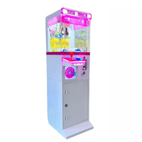 KAIMI Promotion Machine à griffes mini pour bonbons et poupées, pour la maison et les commerces, jeu de pêche de jouets, fonctionnement à pièces/jetons, 110-220V