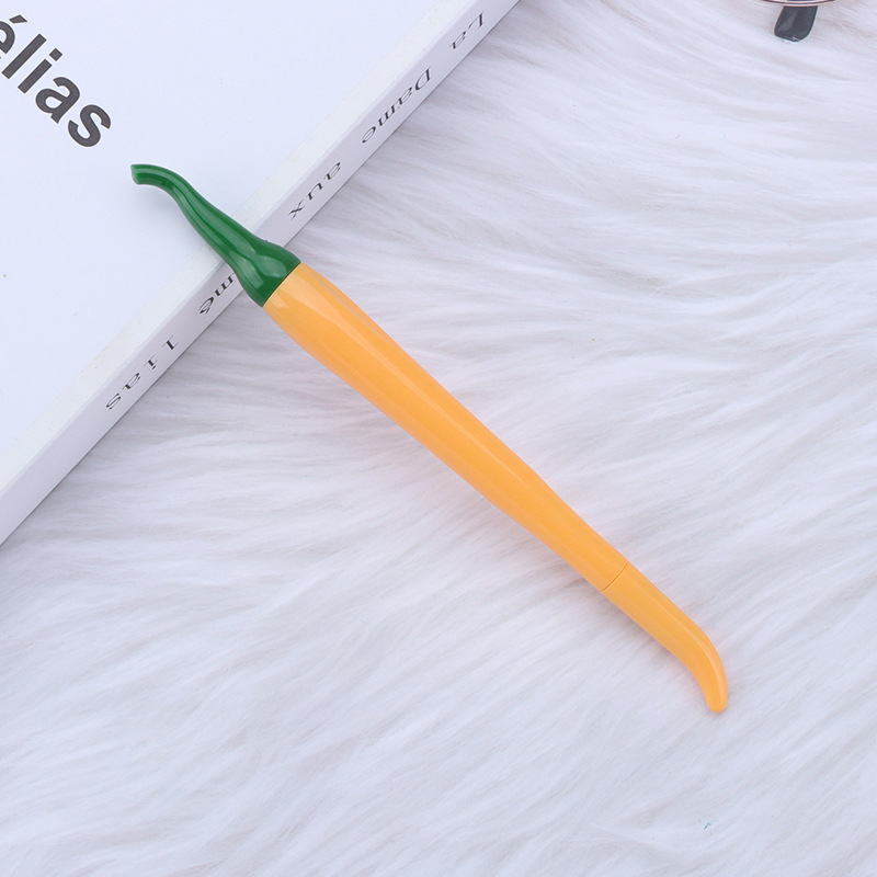 Black 0.5mm needle tube neutral pen refill - yellow