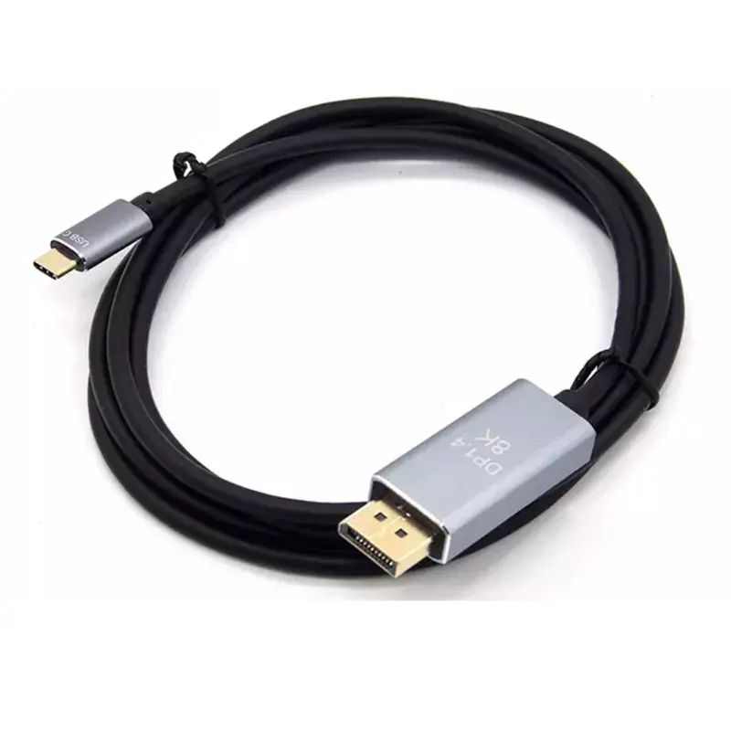 Typ c zu großem dp HD-Kabel 1,8 m DP-Adapter kabel 8 K120HZ Daten verbindungs konverter kabel