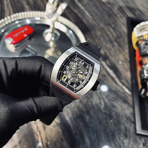2026 Hot Selling Men's 030 Automatic Skeleton <b>Watch</b> Stainless Steel Luxury Fashion Mechanical Wristwatch OEM - Product Image 1