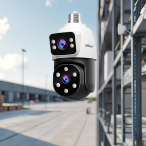 Cross-Biên Giới Hot-Bán Nhà Dual-Ống Kính CMOS Bóng Đèn Máy Ảnh Không Dây Wifi Phát Hiện Chuyển Động IP66 Đánh Giá Ngoài Trời HD 2MP + 2MP H.265 - Product Image 6