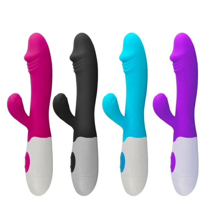 Mainan Seks 30 Mode Getaran Vibrator G Spot, Pemijat Klitoris Motor Ganda Kuat untuk Stimulasi Vinga